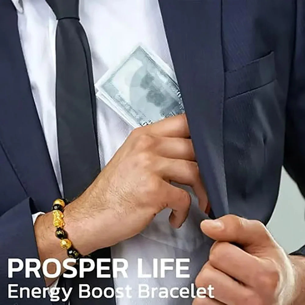 Prosperity Pixiu Obsidian Bead Bracelet – Feng Shui Wealth & Luck Adjustable Bracelet for Men & Women