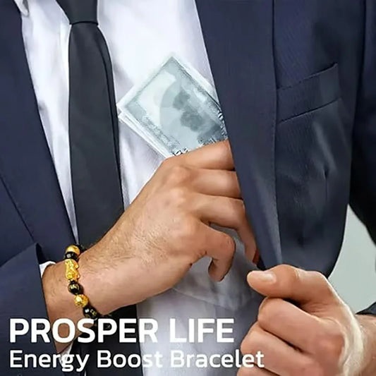 Prosperity Pixiu Obsidian Bead Bracelet – Feng Shui Wealth & Luck Adjustable Bracelet for Men & Women