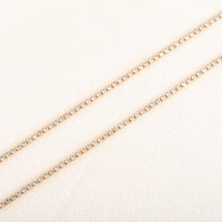 Luxe Crystal Tennis Chain Necklace for Women – Stainless Steel Cubic Zirconia Minimalist Choker & Chain Jewelry