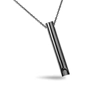 Minimal Ring Holder Pendant Necklace – Geometric Unisex Necklace in Gold & Silver Tone (45 cm)