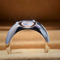 Eternal Spark Moissanite Solitaire Ring for Women – 1 Carat 925 Sterling Silver Engagement & Wedding Jewelry